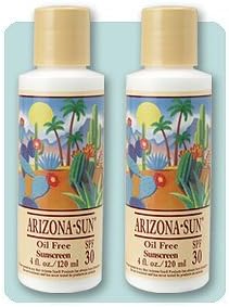 (2 PK) Arizona Sun Sunblock SPF 30 - 4 oz - Total Sun Protection Lotion - Oil Free Sunblock Cream - Face and Body Sun Screen - Sun Block by Arizona Sun