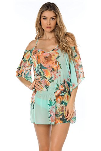 Becca by Rebecca Virtue Women's High Tea Tunic Swim Cover Up