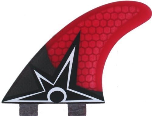 Kinetik Racing Bruce Irons Carbo Tune Fcs Fin System (Red/White) by Kinetik Racing