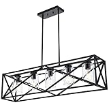 WINSHEN 5-Lights Farmhouse Kitchen Island Light in