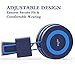 Elecder i37 Kids Headphones for Children, Girls, Boys, Teens, Adults, Foldable Adjustable On Ear Headsets with 3.5mm Jack for iPad Cellphones Computer MP3/4 Kindle Airplane School(Blue/Light Blue)thumb 4