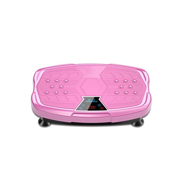 H-XH Vibration Exercise Machine,Vibration Plate 150kg,Vibration Fitness Trainer For Weight Loss & Blood Circulation 120 Speed Levels(Size:50 * 34 * 12CM,Color:02)
