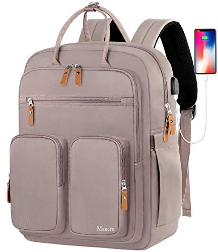 Diaper Bag Backpack, Nappy Baby Bags for Mom and Dad Maternity Diaper Bag for girls, Large Capacity Waterproof Bag with USB Charging Port, Insulated Pockets Changing Pad Stroller Straps, Grey