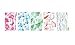 Chris-Wang Elegant Colorful Fresh Style Category Page Day Planner Divider Index Page Tab Cards Notebook Accessories, Match for A6 6-Holes Ring Binders/School Stationery, 5 Sheets/Set