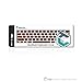 TopCase Solid Wood Texture Ultra Thin Soft Keyboard Cover Skin for Macbook 13