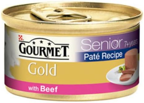 Gourmet Gold Senior Selections Pate with Beef 85g (Case Of 8)