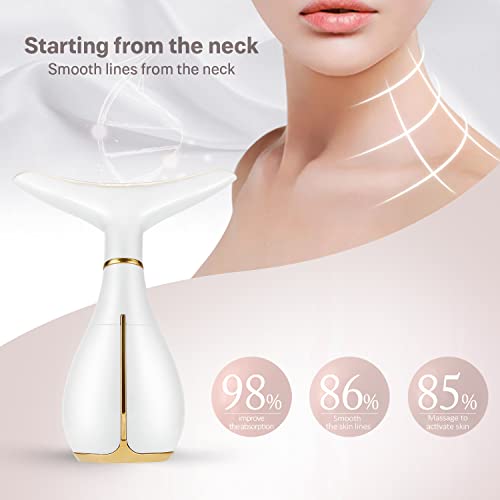 Ms.W 3in1 Beauty Massager for Face and Neck, Vibrating Facial