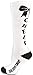 chassé Girls' Knee-High Bow Sock White/Black/Black Youth
