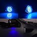 MOFORKIT LED Side Mirror Puddle Light for Ford F150 Edge Explorer Sport Blue