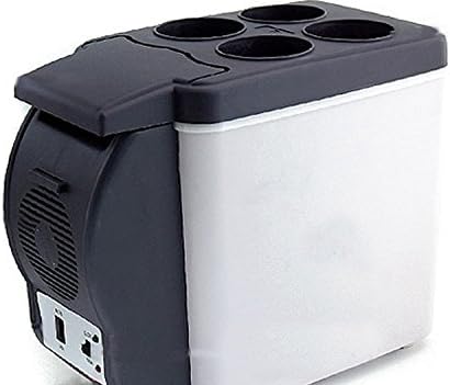 6L Portable Mini refrigerator car home dual heating and fridge freezer
