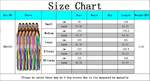 Floral Printed Lanie Multi Wave Maxi Dresses Adjustable Spaghetti Strap Loose Straight Mopping Dress with Pockets Blue