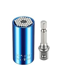 2pcs universal Ratchet Socket Set profesional herramienta de mano de reparación para tuercas hexagonales, ojo de tornillo gancho, tornillo cabeza (astilla, Negro, Azul, Oro, Rojo)