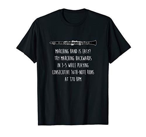 Funny Clarinet Shirt, Marching Band Is Marching Band Player