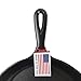 Lodge 13-1/4 Inch Cast Iron Pre-Seasoned Skillet – Signature Teardrop Handle - Use in the Oven, on the Stove, on the Grill, or Over a Campfire, Black