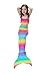 sophiashopping Girl's 3pcs Mermaid Tail Swimmable Princess Bikini Set Swimsuit