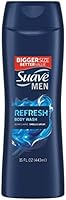 Suave Men Body Wash, Refresh, 15 Fl Oz