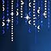 Decor365 Royal Blue Silver Stars and Moon Garlands Kit Twinkle Little Star Garand/Hanging Streamers/Bunting Banner for Birthday Party Decoration/Wedding Decor/Baby Shower/Christmas/Nursery/Ramadan