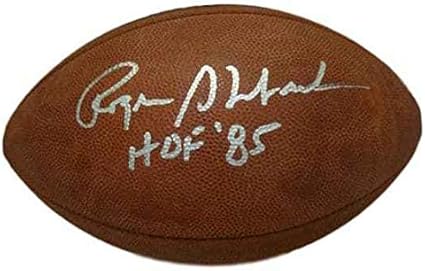 roger staubach autographed football