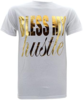 Legends Kings - Men's Gold Foil Bless My Hustle T-Shirt