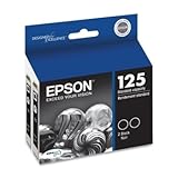 Epson DURABrite No. 125 Dual Pack Ink Cartridge - Black - Inkjet - 2