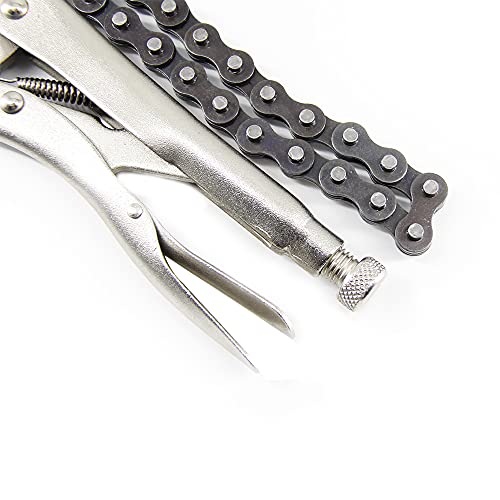MacWork 9 Inch Locking Chain Clamp — Pliers Locking Grip Wrench