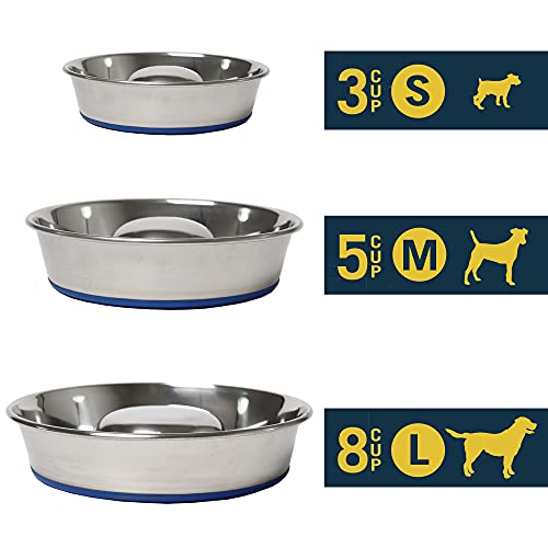 OurPets DuraPet Slow Feeder Dog Bowls - Premium Stainless Steel Dog Bowl (Durable Dog Bowls, Slow Feeder Dog Bowls, Dog… - Image 7