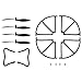 Holy Stone Spare Parts Drone Blades Propellers Blade Guard Landing Grear for F181C F181W RC Quadcopter Accessories