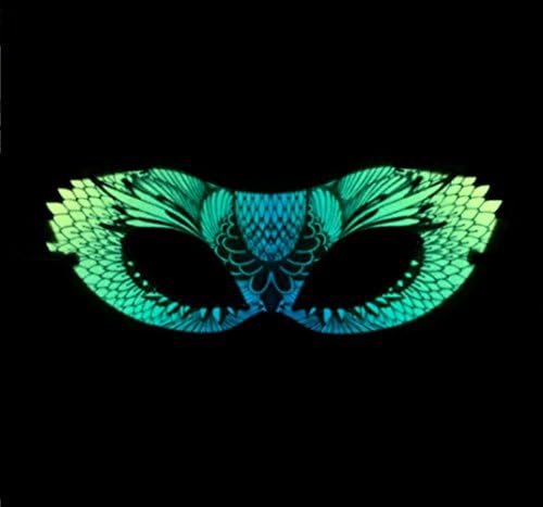 YIYIDANGSHI Led Mask Light Up Mask for Festival Parties Christmas Gifts Birthday Party Gift Any Parties (Green)
