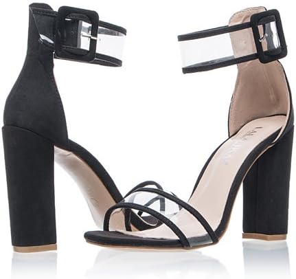 transparent heels size 11