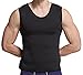 Hisweet Body Shaper for Men Tummy Neoprene Slimming Tank Top Vest Weight Loss Gym Shirt for Workout XXL