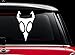 Invader Zim Irken Symbol(White 4") Vinyl Decal Sticker for Car Automobile Window Wall Laptop Notebook Etc.... Any Smooth Surface Such As Windows Bumpers