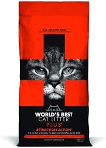 world's best cat litter plus attraction action