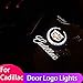SYAUAWTO 2 Pcs LED Car Logo Lights Ghost Light Door Light Projector Accessories Welcome Emblem Lamp for Cadillac SRX 2011-2017 ATS 2014-2017 XTS 2009 2010 2011 2012 2014 2015 2016 2013Except (2 Pack)