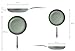 WaxonWare Non Stick Frying Pans Set of 2 - PFOA Free, Emerald Green Pan, 9.5 & 11 Inch Skillets - Frying Pan Skillet, Induction Cooking Ceramic Pan, Non Stick Pans - Emerald Series