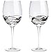 Red Wine Glasses Set of 2 Hand Painted Designed with Strong Presence by DAQQ, Inspired by the 'Duomo di Milano', Fine Addition To Any Wine Decanter, Unique Gift for Wine Enthusiasts