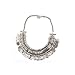 Zealmer Retro Boho Gypsy Silver Coin Charms Choker Necklace Pendant