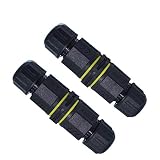 RENYIAO 2 way 3 pin waterproof Electrical Junction Box, waterproof rating IP68, suitable for cable diameter 0.16-0.39inch,waterproof cable Connector gland (2 PACK）