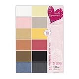 docrafts Papermania Paper Pack A4, Pearlescent, 24-Pack