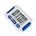 6 Pack Digital Kitchen Timer Magnetic Back and Retractable Stand Minute Second Count Up Countdown Kid Clock