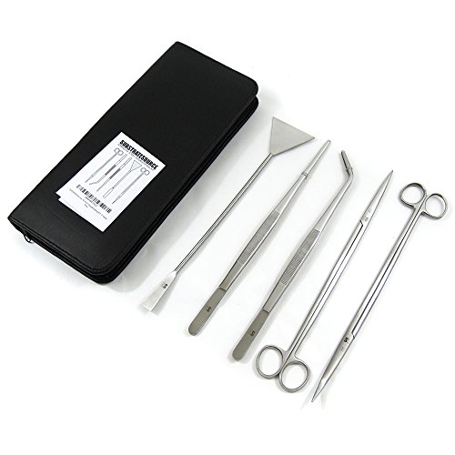 SubstrateSource 12-Inch Stainless Steel Aquarium Aquascaping Kit 5-Tools