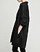 ELLAZHU Women Loose Casual Solid Long Sleeve Cotton Shirt Tops Blouse WO50 Black