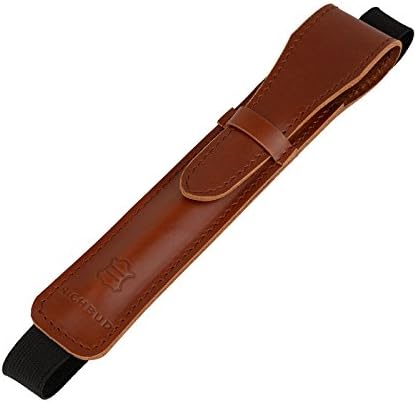 Richbud Apple Pencil Case Holder Genuine Leather Pouch Cover Fit iPad Pro 9.7 10.5 Inch Cases (Brown)