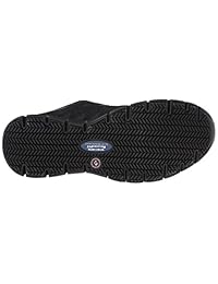 Skechers botas de trabajo, con suela y cordones antideslizantes, para mujer.