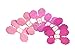 Hanging Garland Four-Leaf Tissue Paper Flower Garland Reusable Party Streamers for Party Wedding Decorations, 11.81 Feet/3.6M Each, Pack of 6 (Pink Set 6PC)