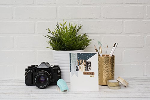 American Crafts Magnetic Staple Board by We R Memory Keepers | Includes small, medium and large magnetic staplers and 250 staples in 3 different sizes and 4 different colors