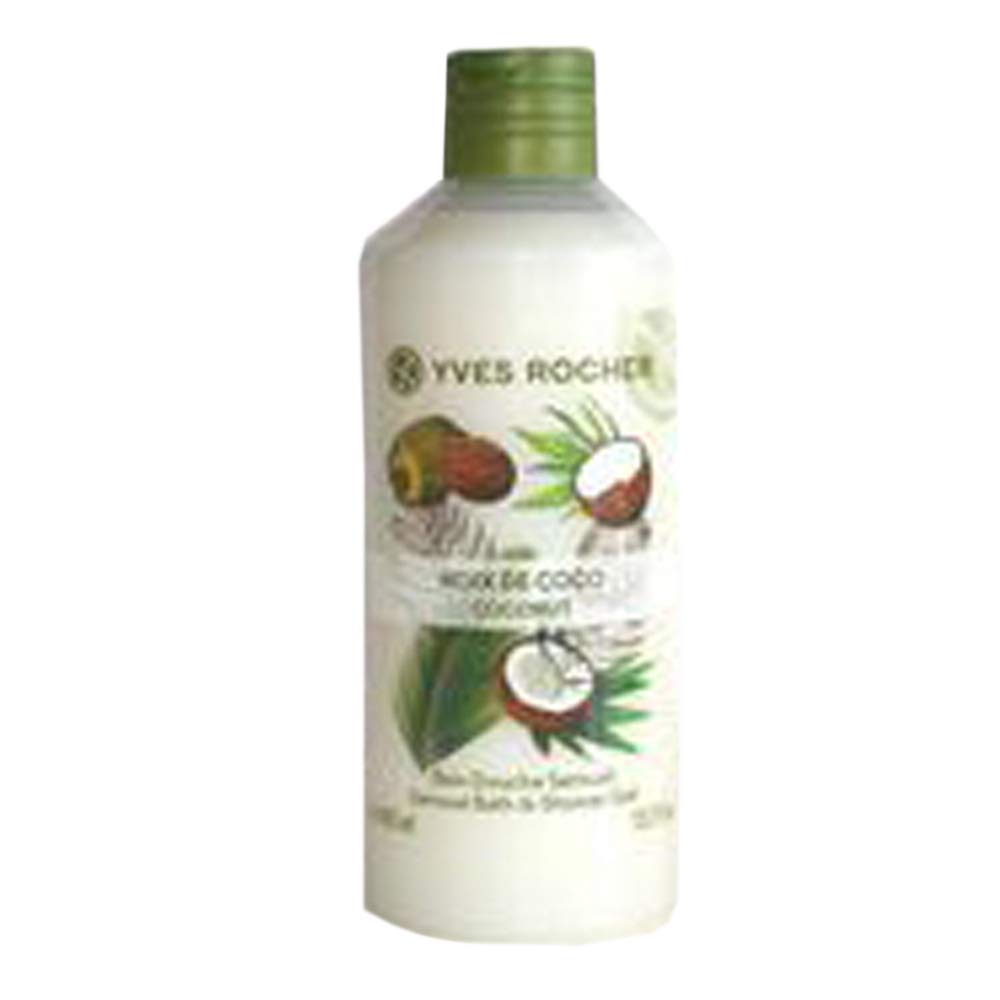 Yves rocher Relaxing Sensual,Bath & Shower gel New Packing 400 ML (Coconut)