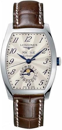 Longines Watches Longines Evidenza Automatic Moon Phase Watch: Amazon.ca: Watches