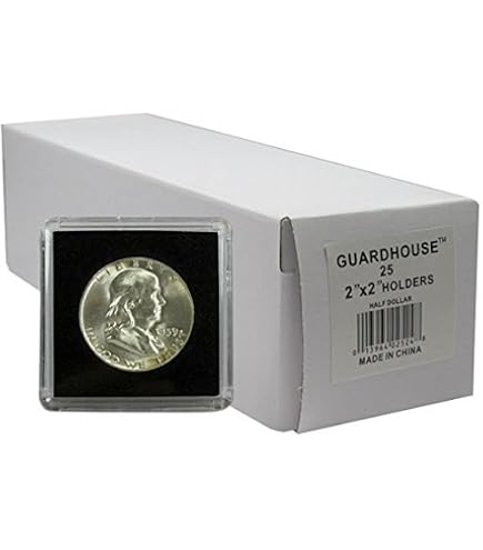 Guardhouse 2x2 Tetra Snaplock Coin Holders | For Dimes, Nickels, Quarters, Dollars, Eagles