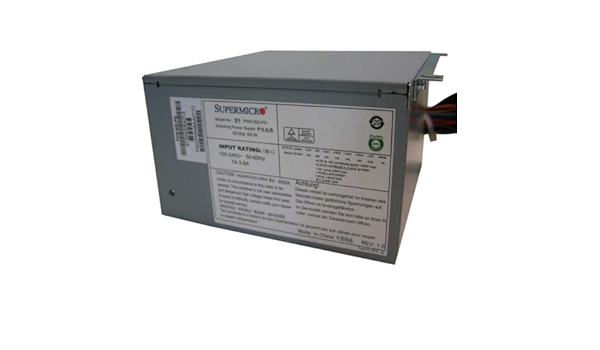 Amazon Com Supermicro Atx12v Eps12v Power Supply 85 8 Efficiency 500 W Internal 110 V Ac 2 V Ac Pws 502 Pq Electronics