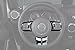 Hooke Road Silver Steering Wheel Cover Trim for 2011-2018 Jeep JK Wrangler & Unlimited & Compass & Patriot - 3PCS/Set